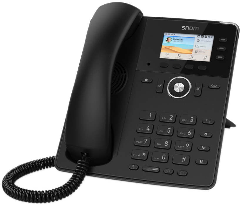 Téléphone IP fixe Snom D717, noir