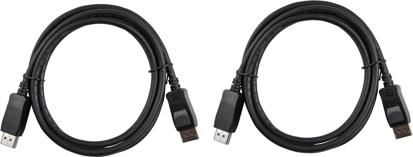 Kab. set prep. KVM 2x DisplayPort + USB