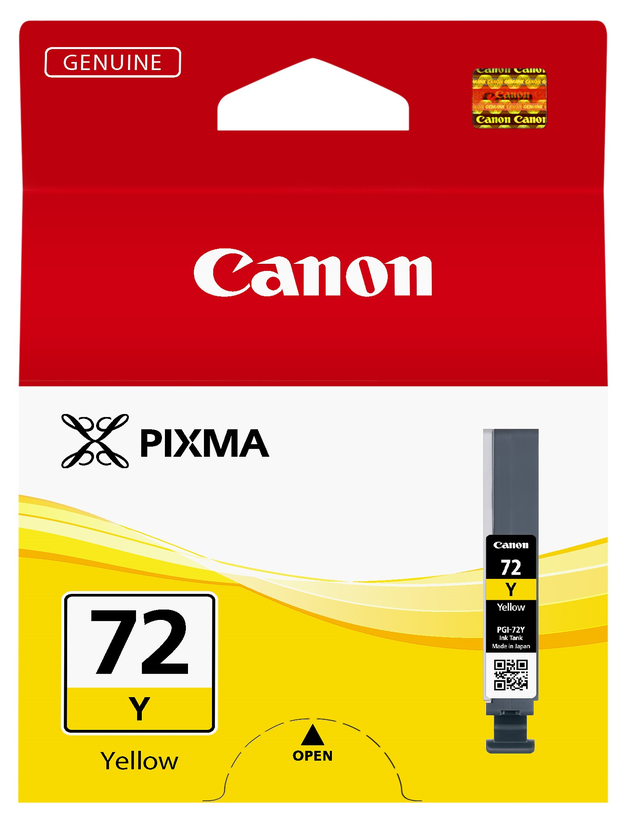 Tinteiro Canon PGI-72Y amarelo