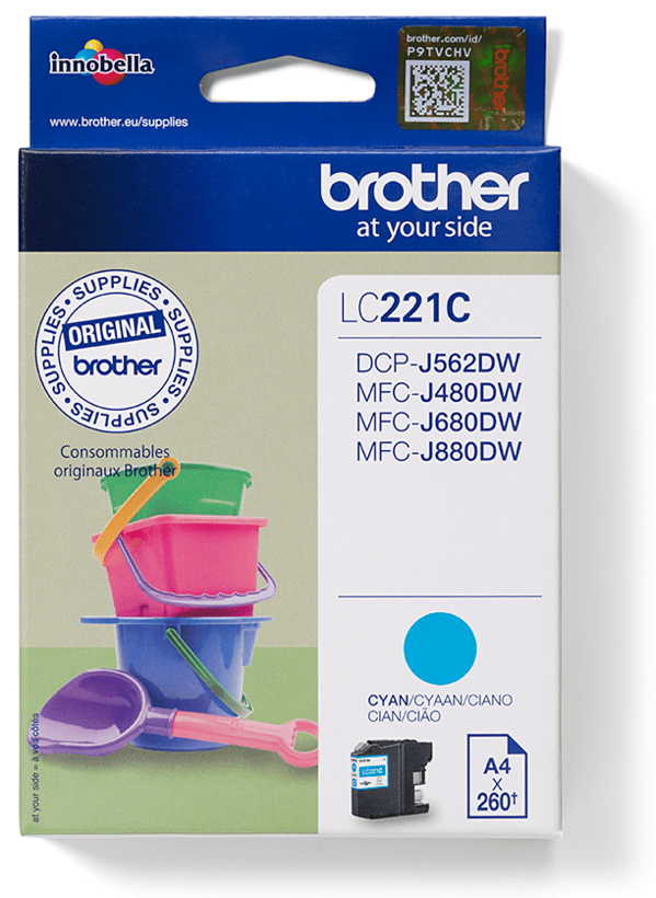 Brother LC-221Y Tinte gelb