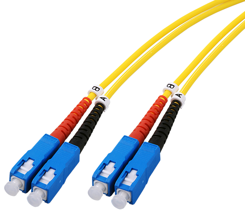 FO Duplex Patch Cable SC-SC 9/125µ 7.5m