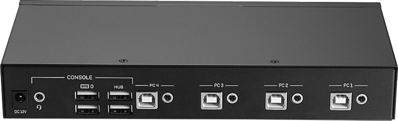 LINDY 4-portos USB bill. & egér switch