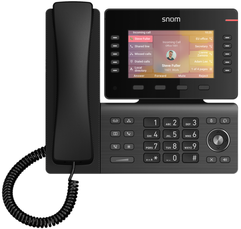 Teléfono fijo Snom D865 IP negro