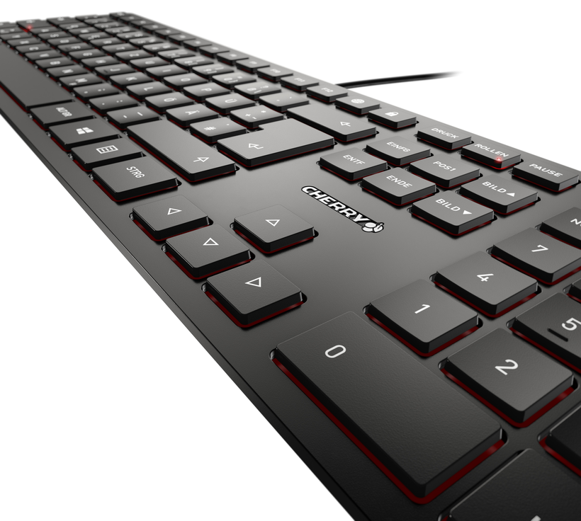 CHERRY KC 6000 SLIM Tastatur schwarz