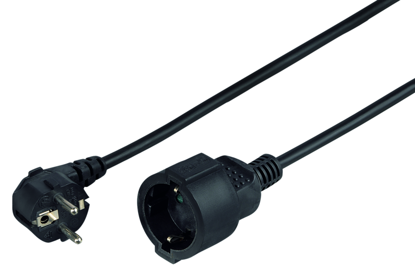 Power Cable Local/m - Local/f 10m Black