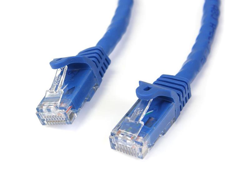 Câble patch RJ45 UTP Cat6, 0,5m bleu
