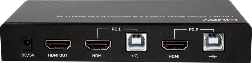 LINDY KVM-switch HDMI 2 portos
