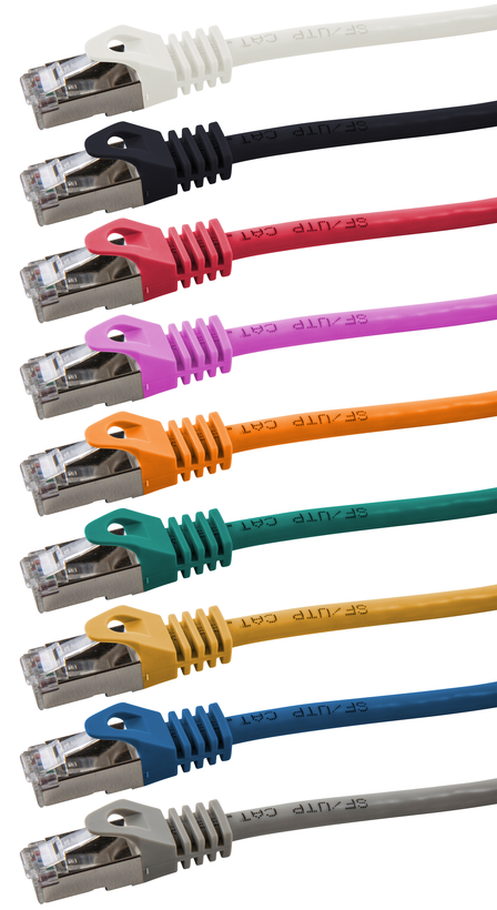 Patch Cable Cat5e,SF/UTP, 3 m, Yellow