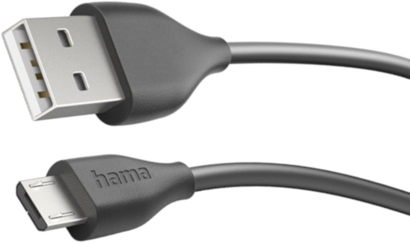 Hama USB Type-A - Micro B Cable 3m