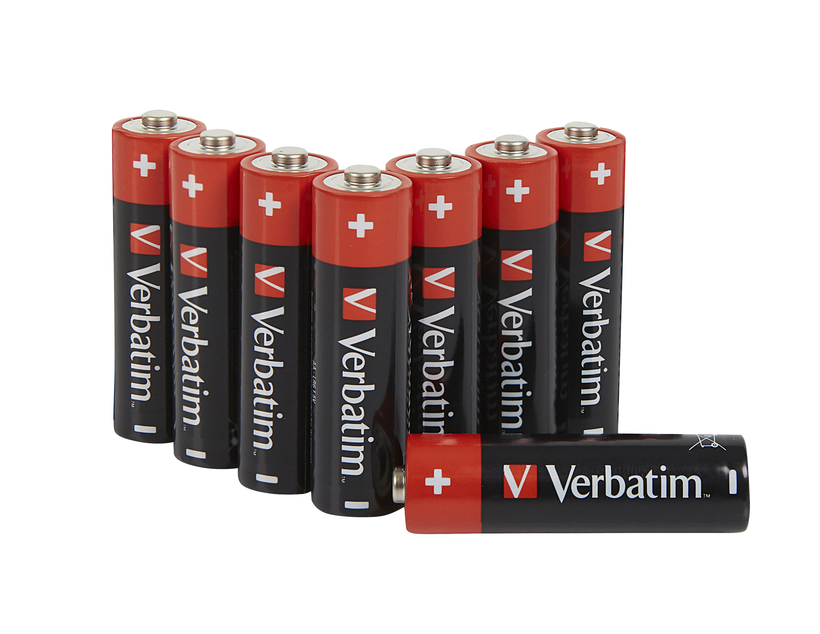 Batteria alcaline LR6 Verbatim 8 pz.