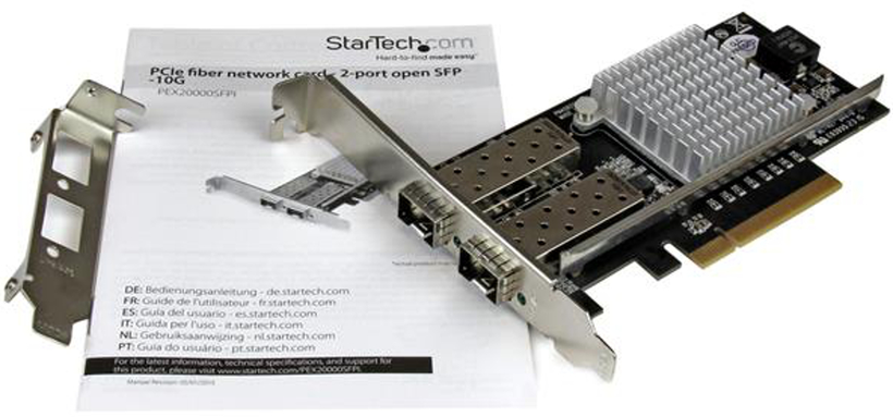 Placa de rede StarTech 2-Port Open SFP+