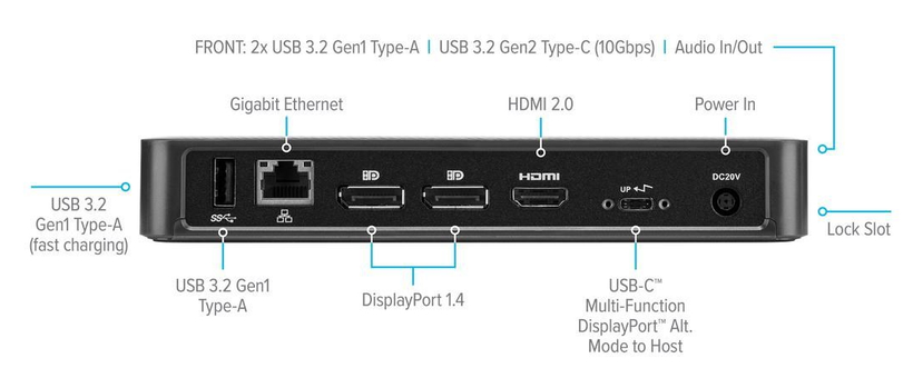 Targus DOCK430 Universal USB-C-Docking