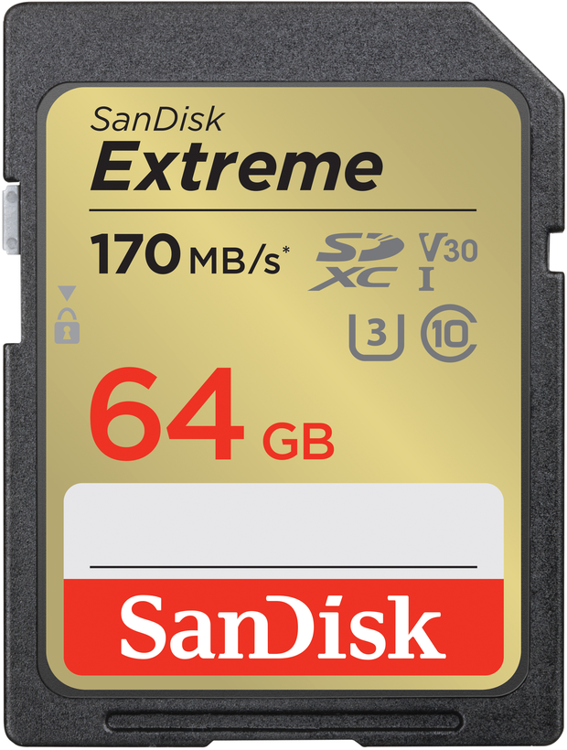SanDisk Extreme SDXC Card 64GB