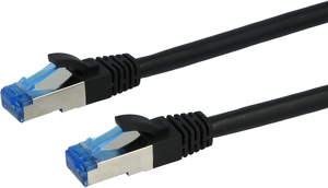 Cables patch ARTICONA RJ45 S/FTP Cat6a superflex negro