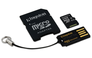 Kit mobilité Kingston microSDXC 64 Go