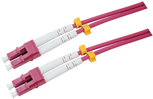 Câble patch duplex FO LC - LC 0,5 m 50 µ