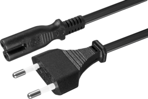 Power Cable Local/m - C7/f 2m Black
