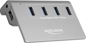 Delock USB Hub 3.1 4-port Silver