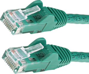 Câble patch RJ45 U/UTP Cat6, 0,5 m, vert