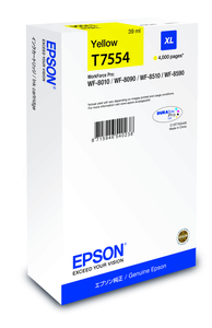 Encre Epson T7554 XL, jaune