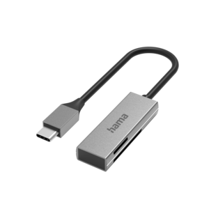 Lecteur carte USB-C Hama Alu SD/microSD