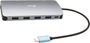 i-tec Metal Nano USB-C - 2xDP+HDMI Dock
