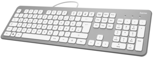 Hama KC-700 Keyboard Silver/White