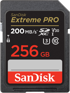 SanDisk Extreme PRO SDXC kártya 256 GB