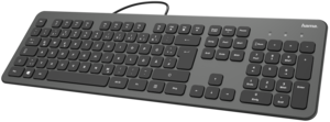 Hama KC-700 Tastatur anthrazit/schwarz