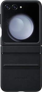 Samsung Z Flip5 Flap Leder Case schwarz