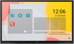 Sharp LC interaktive Touch Displays