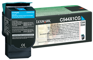 Tóner Lexmark C/X retornable cian