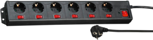 Power Strip 6x Surge Protect 1.4m Switch