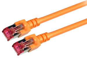 Kabel siec. RJ45 S/FTP Cat6 1 m pomar.
