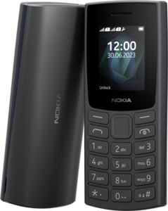 Nokia 105 2023 mobile phone charcoal