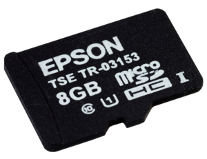 Epson 8GB TSE microSD tanúsítvánnyal