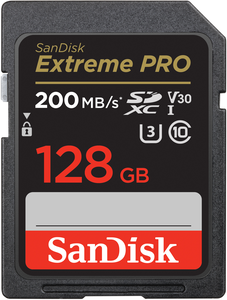 SanDisk Extreme PRO SDXC kártya 128 GB