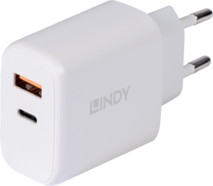 LINDY 30 W USB-C/USB-A Ladeadapter