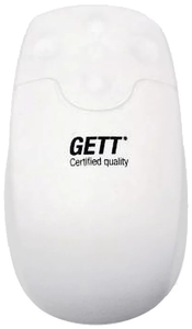 GETT GCQ Med Mysz silik.wireless, biała