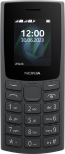Nokia 105 4G 2023 DS Phone Black