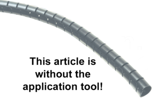 Kabelschlucker D=15mm 25m silber