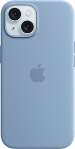 Capa em silicone Apple iPhone 15 com Magsafe