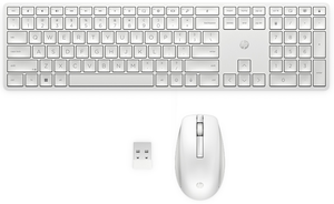 Set tastiera e mouse HP 655 bianco