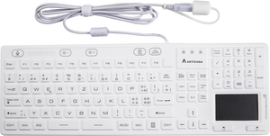 ARTICONA Full LED Tastatur weiß