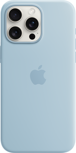 Étui silic. Apple iPhone 15 Pro Max bleu
