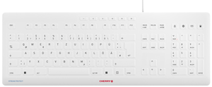 CHERRY STREAM PROTECT Keyboard White