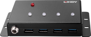 LINDY USB Hub 3.0 4-port Metal