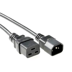 ACT Power Cable C14 - C19 1m black