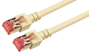 Câble patch RJ45 S/FTP Cat6 0,25 m gris