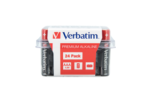 Pile alcaline Verbatim LR03, pack de 24